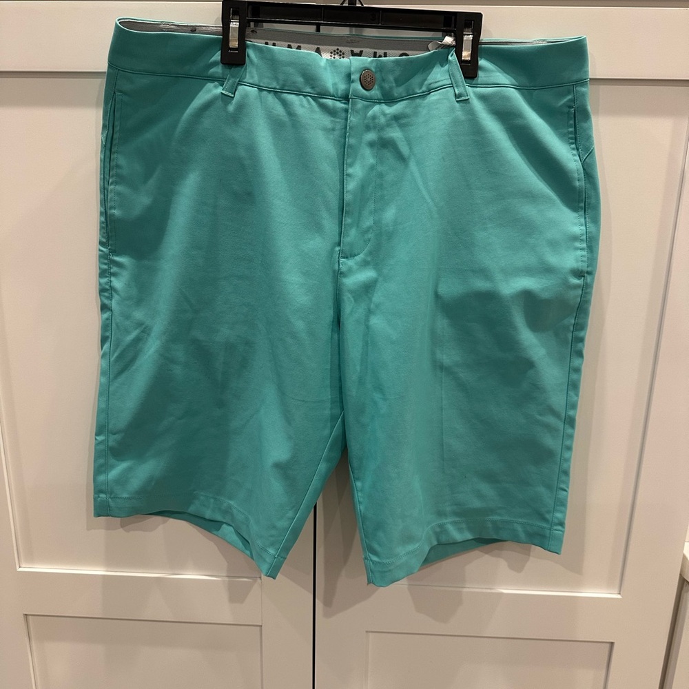 Puma Men's Aqua Flat Front Shorts